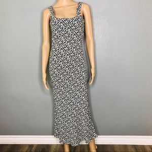 Black and white maxi dress by Skylar +Madison